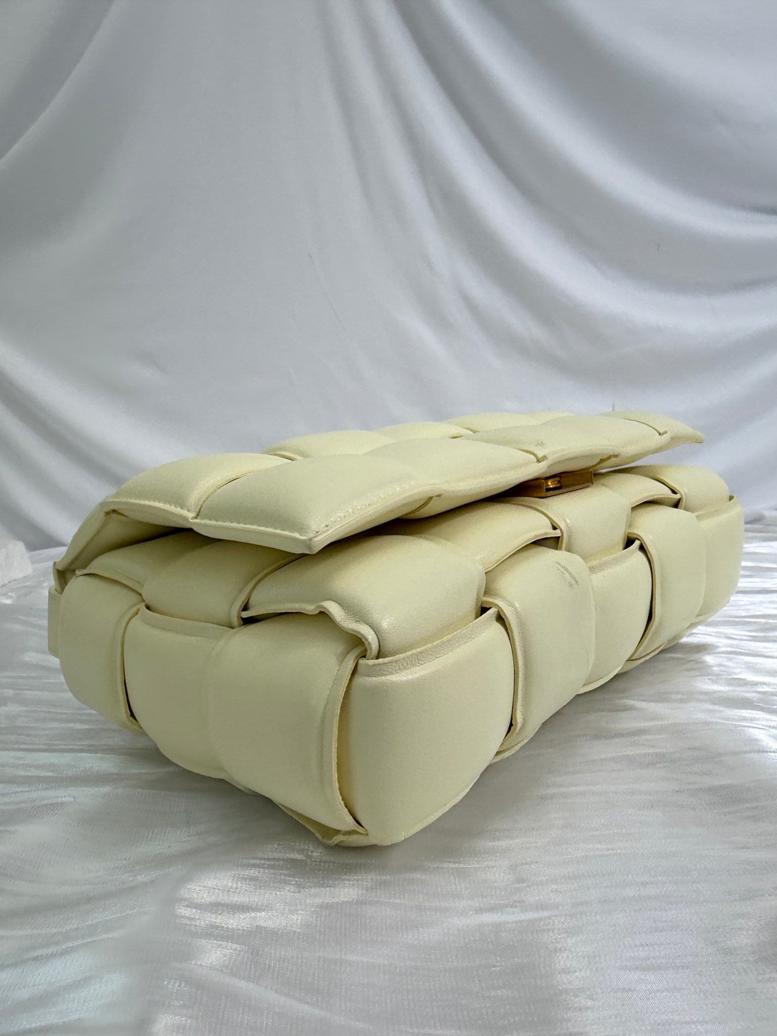 Bottega Veneta Butter Yellow Leather Padded Cassette Crossbody 