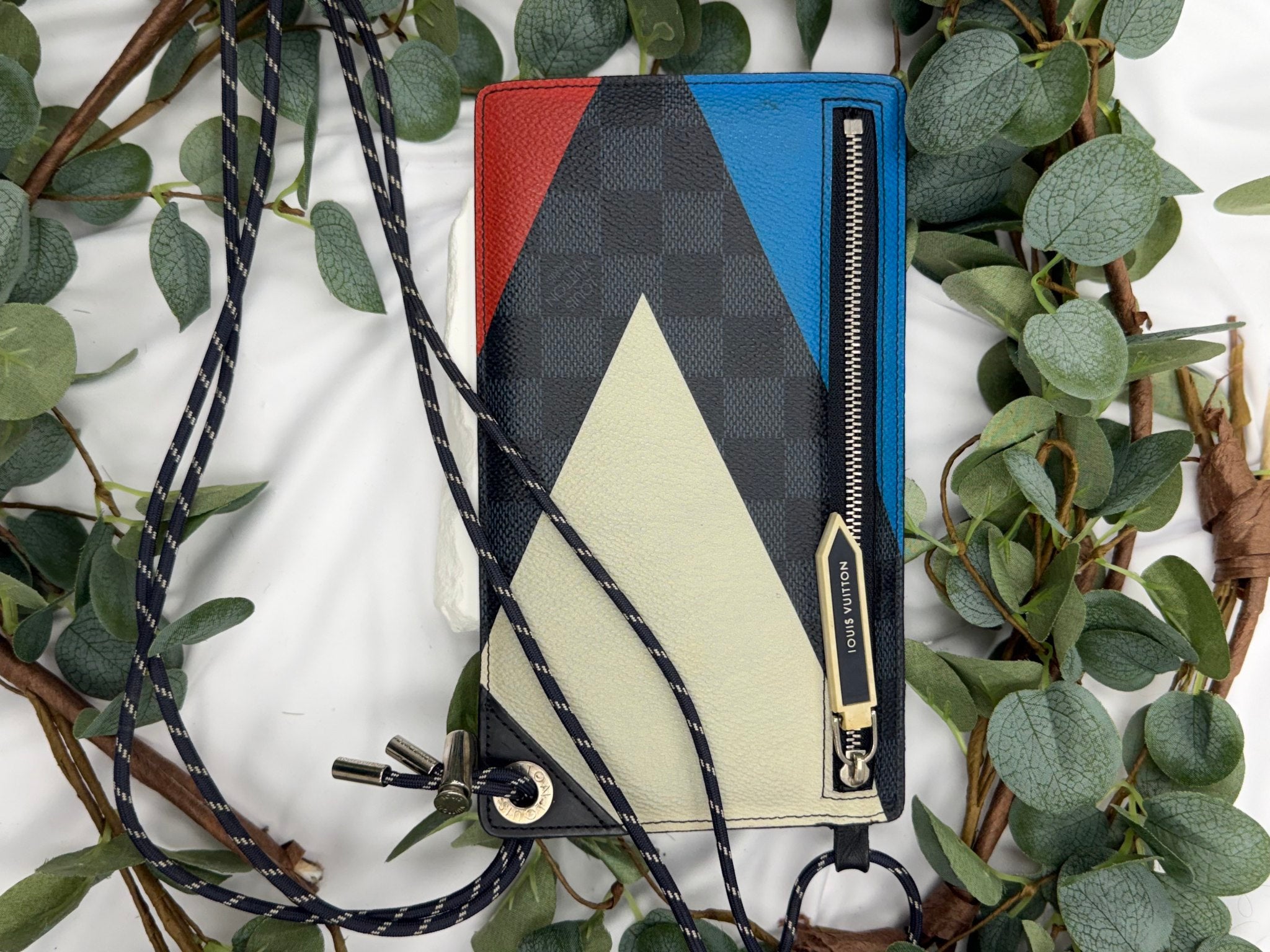 Louis Vuitton Damier Cobalt Americas Cup Pochette Regatta Bag