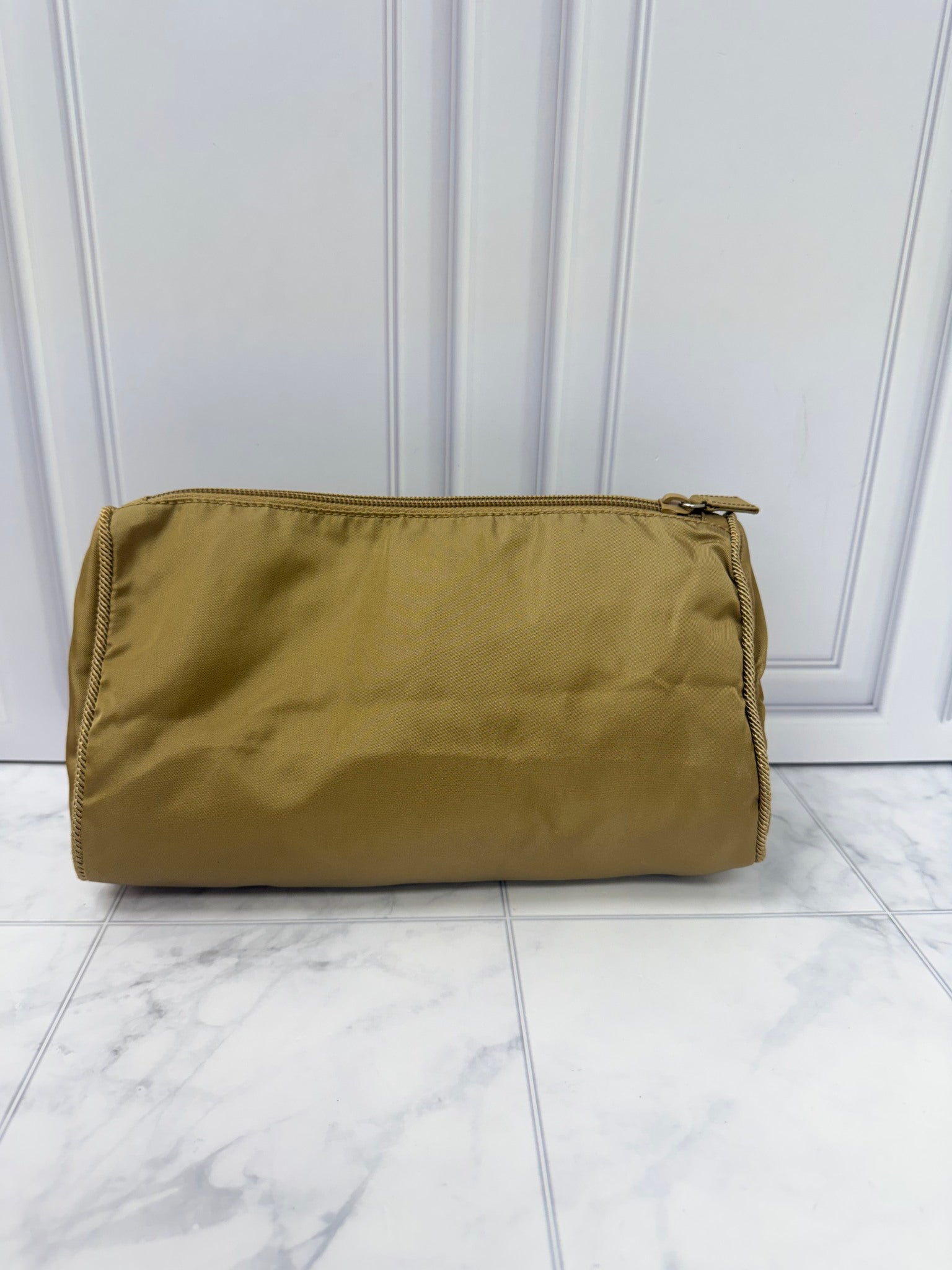 Prada Beige Canvas Milano Backpack 