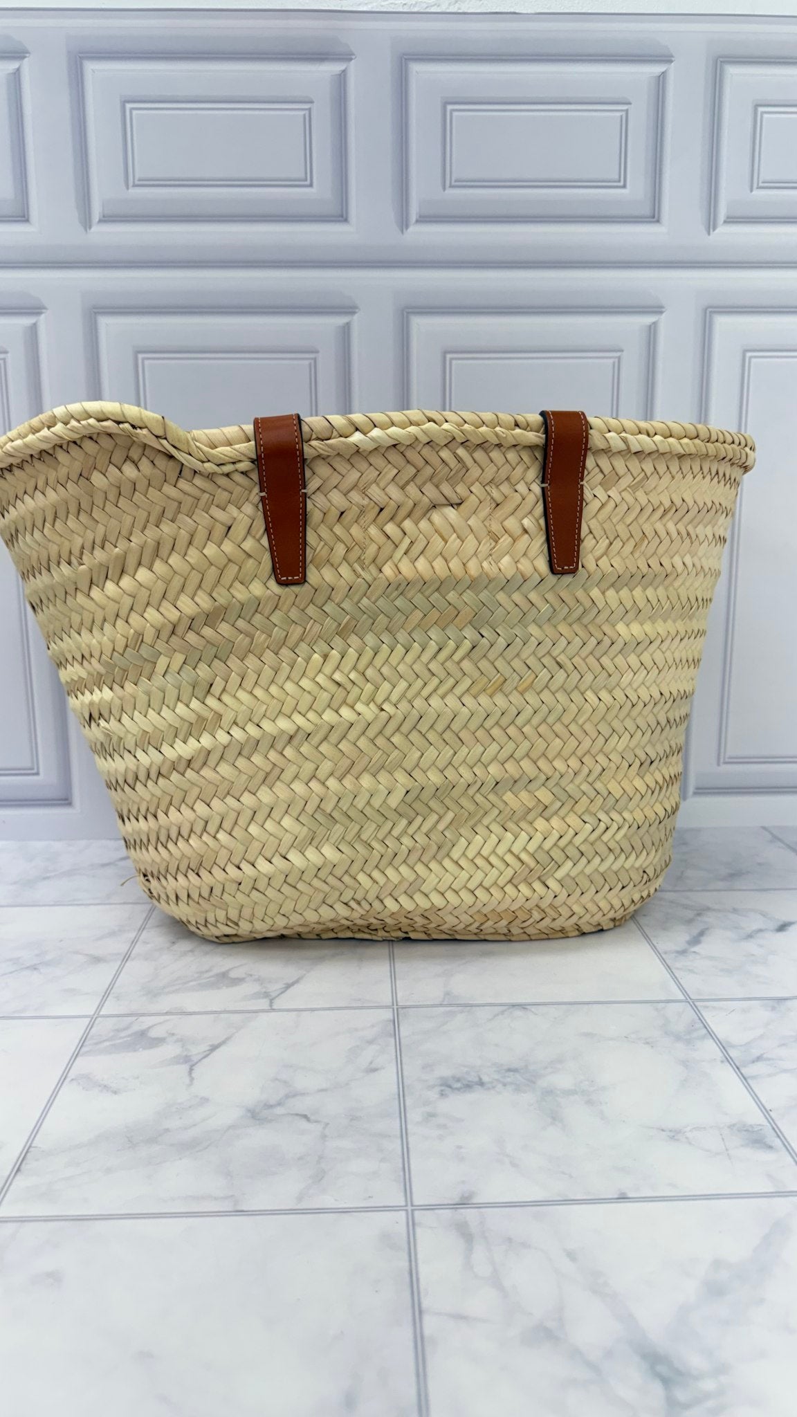 BRAND NEW - Celine Natural Straw Large Tote Bag 